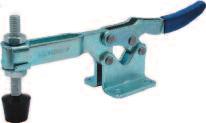 TOGGLE CLAMPS Horizontal Industrial Toggle Clamps With a low profile design suitable for use in applications requiring increased access to the actual workpiece.