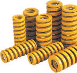 Longer springs should be guided along their course.