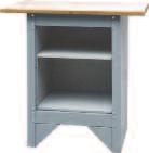 405 WORKBENCHES & CABINETS Cabinet with Shelf & Workbench Manufactured from cold rolled steel plate with a hard wearing corrosion resistant powder coated finish.