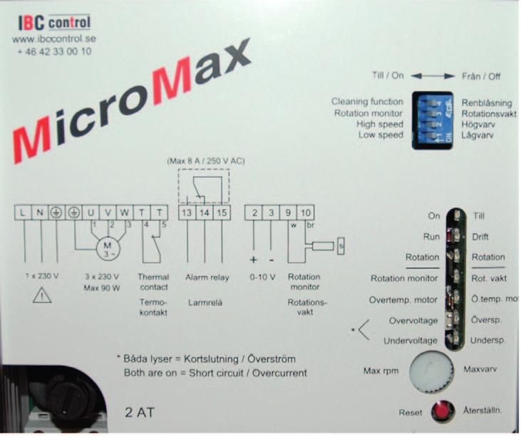 TECHNICAL DATA Input voltage 1x230-240 V +/-15% 50/60 Hz Power input, max. 210 W Input current, max. 0.