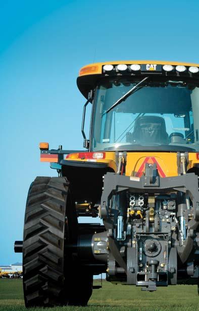 The Benchmark in hydraulic power Challenger MT700B Series tractors raise the bar on hydraulic power... literally.