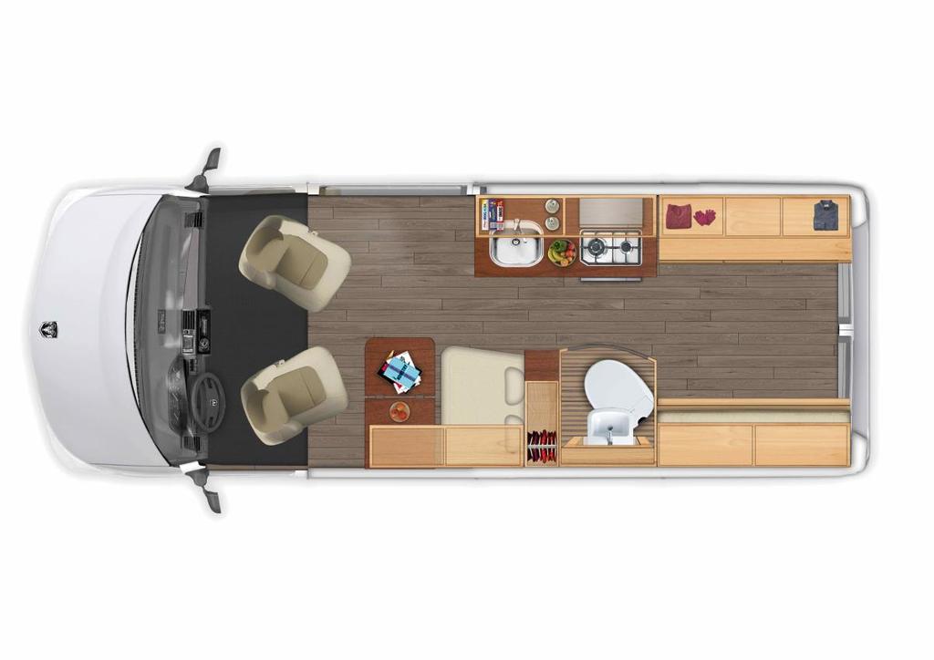 Hymer Aktiv Class B Guaranteed Rear Queen Bed Floorplan Seatbelts: 4 Sleeping Capacity: 2 Length: 19 7 (597 cm) Width: 6 9 (210 cm) Exterior height: 9 1 (277 cm) Interior height: 6 1 (186 cm) Dodge
