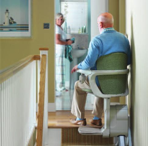 The sales advisor was extremely thorough when he measured my staircase Stylish and space-saving The ultimate in stairlift flexibility - that s our Starla stairlift.