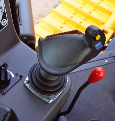 NOISE AND VIBRATION MANAGEMENT Isolated cab mounts reduce vibration for enhanced comfort and noise reduction, while the heater, A/C evaporator unit and fan are now mounted under