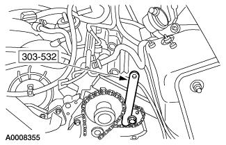 Page 7 of 10 8. Remove the special tool. 9. Remove the tie strap. 10. Install the special tool on the right cylinder head. 11.