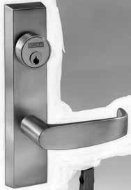/BHMA es Easy operating lever handle allows convenient one hand operation ET trim is not available in 32 or 32D Stainless steel levers are available Specifications For Doors Wood or metal.