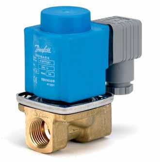 MAKING MODERN LIVING POSSIBLE Data sheet Solenoid valves, 2/2-way servo-operated type EV220B 6-22 EV220B 6-22 is a direct servo-operated 2/2-way solenoid valve program with connections from 1/4 to 1.