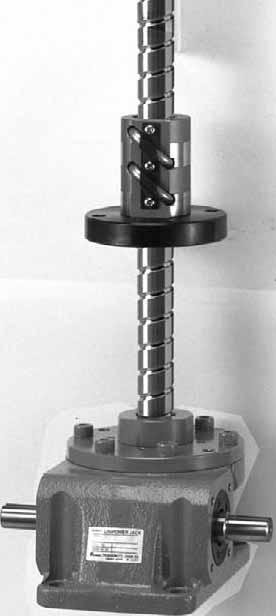 JWH (High Lead Ball Screw Type) Rotation Prevention Type With Rotation Prevention and Guide Nut Caution Each High Lead BallScrew Jack with rotation prevention is made-to-orderbased.