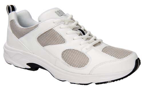 44735-19 Black Leather/ Black Mesh 44735-21 White Leather/ White Mesh Plus Fitting System - Two Removable Footbeds