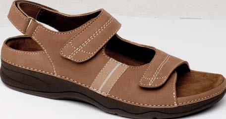 Brown Leather 17494-76 Cork Leather Double Depth Thick, Removable Soft Cork Footbed with