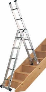 Blue Seal 5 Way Combination & Platform Combines a stepladder, extension ladder, stairwell