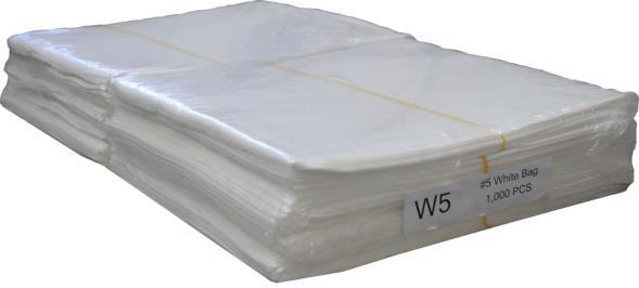 plastic bin liner bags CARTON (400) - 500X300x960 79050 Frosted plastic bin Liner bags