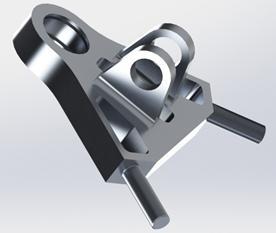 To implement carbon fibre linkages the design of A-arm ends has to be modified from the conventional design. It was decided to make A-arm ends out of aluminium 6061.