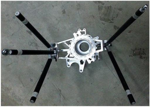 Assembled CF suspension linkages system as shown in Fig.9.