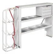 in / 0--0 Parts Cabinet Bin in x in x in --0 Refrigerant Tank Rack x0#, x0# --0