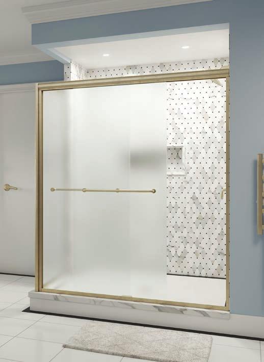 2 CHOOSING DOOR TYPE This is mainly determined by the size and shape of your shower.