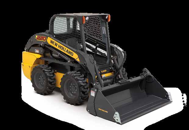 SUPERIOR STABILITY ROCK-SOLID STABILITY New Holland skid steer loaders