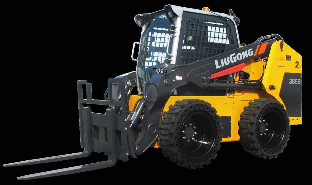 385B SKID STEER LOADER YANMAR ENGINE Unmatched performance driven by the world-class Yanmar 4TNV98CT Tier 4 Final engine, maximizing torque output with low fuel consumption and high reliability.