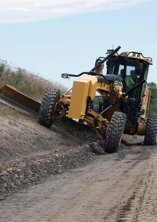 All Wheel Drive (AWD) Expanded machine versatility If you work in soft underfoot conditions where traction can be a challenge, optional All Wheel Drive (AWD) can give you the