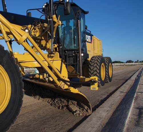 Cat GRADE with Cross Slope Cat GRADE with Cross Slope is an optional fully integrated, factory installed system that helps your operator improve grading efficiency and more easily maintain accurate