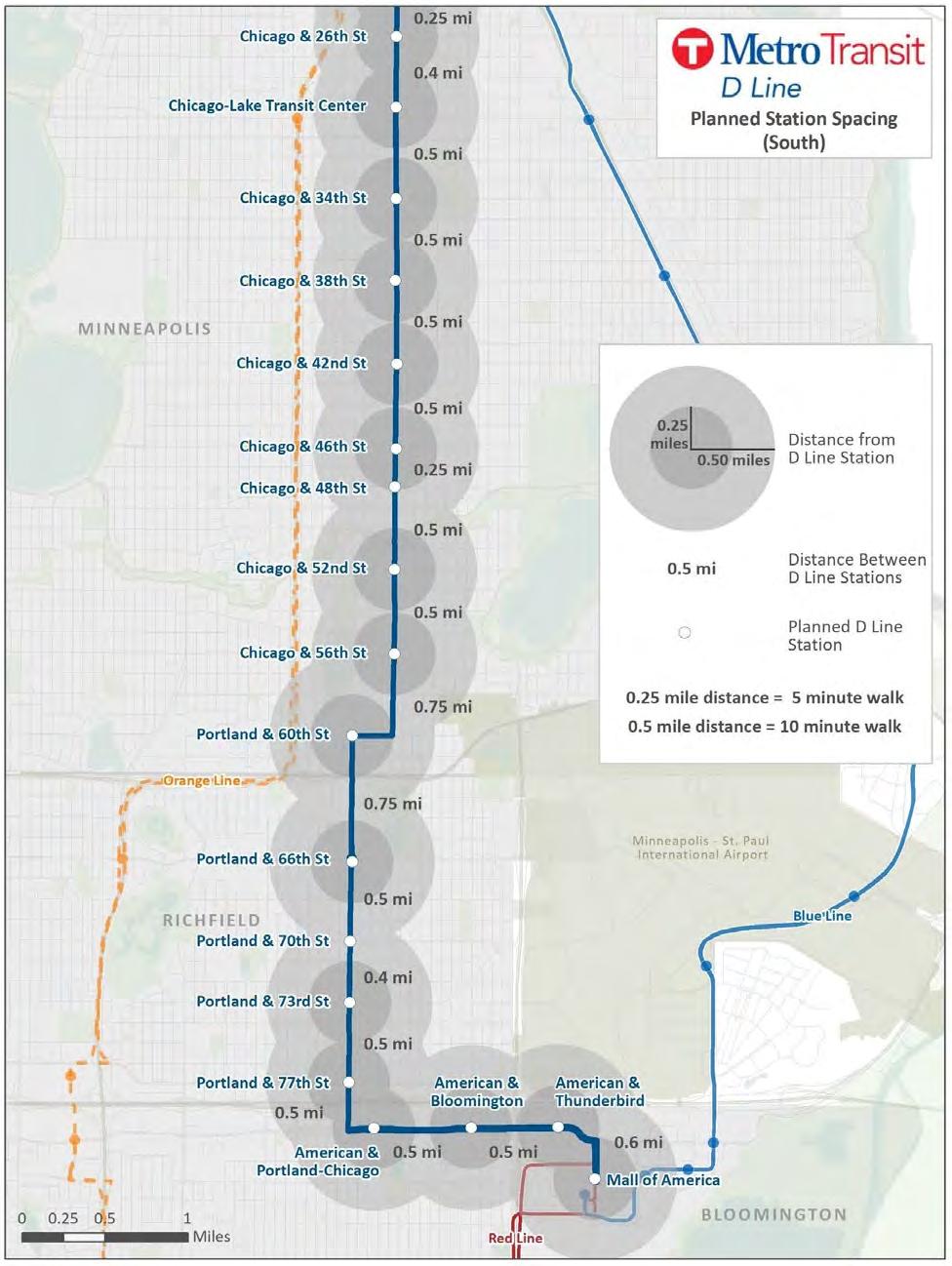 D Line Station Plan Section V: Station Plans Figure 19: