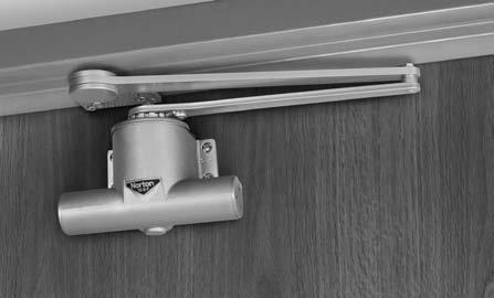 applications Parallel Rigid Arm An enhanced variation of the standard parallel arm assembly that is intended for use in heavy traffic areas where auxiliary door stops are installed.