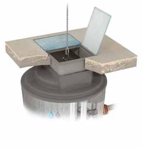 desludger The integrated discharge connection unit is bolted to the Flygt TOP sump s sloping floor TOP No.