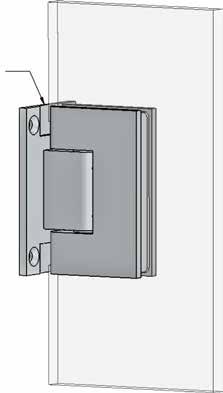 Glass Thickness:: 3/8" to 1/2" 3/8" to 1/2" 3/8" to 1/2" 3/8" to 1/2" Formula to Determine Weight of Glass Door: Determine Sq. Ft.: (width x height = sq.