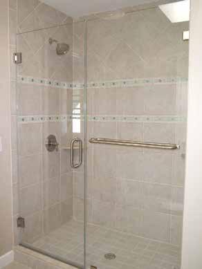 Our hinges are engineered to facilitate a tighter fit of the glass shower door to the wall installation.