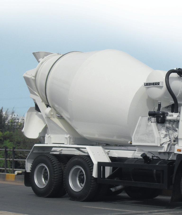 Economical concrete transport In the premixed concrete industry, truck mixers have to be loaded, driven from place to place and discharged, all with no loss of time.