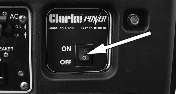 Set the choke lever to the Choke position (all the way to the right). 4.