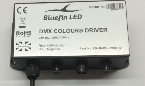 Specs: electrical/fuse ratings Voltage Current Fuse rating LM48CC Drivers 24V only 24V-6.5 8amp Warnings: Do not attempt to install the lights whilst the boat is in the water.