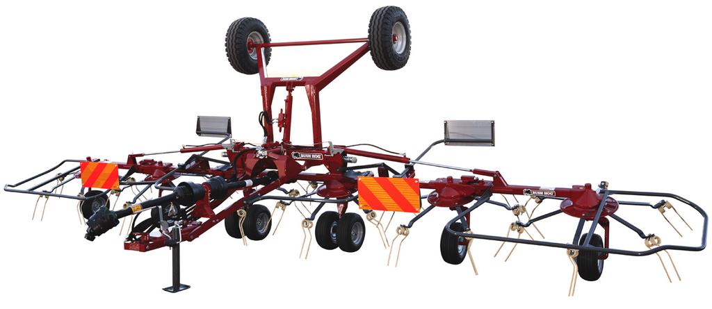 Our tedders are designed for low horsepower tractors, with working widths from 10 to over 25-feet.