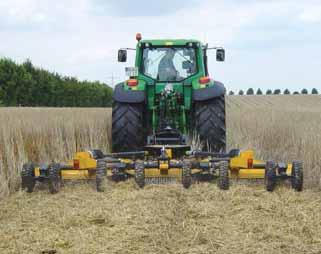 shoes Stubble Management Maximum width of cut (meters) of machine (kg) Width when folded for transport (m) Height when folded for transport (m) Power divider (hp) Rotor gearbox (hp)