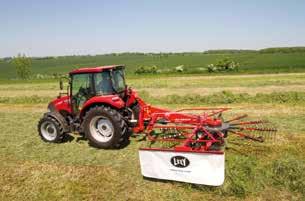A suitable rake for every farmer The models of Hibiscus single rotor rakes are available in three different working widths.