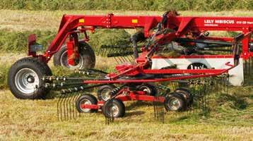 In combination with the long, flexible tines, this prevents contamination of the crop.