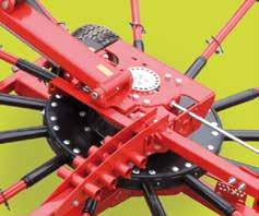All of these wheels have a swivel point to ensure that the ground is treated gently when making a sharp turn.