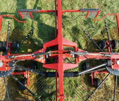 Through these outstanding machines, Lely has set a new standard for rakes that combine an excellent operation with
