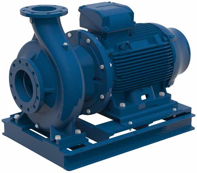 The compact, powerful NSCS The NSCS is a single-stage horizontal volute casing pump with a back pull-out design, rigidly