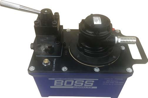IR PUMPS P028 MOLS MOL: P028-SRIS 1/4-20 UN x 14 Single and ouble acting models Two speed pump Maximum working pressure : 10,000 psi / 700 ar TURS P028-8 MOLS P models are designed to be used with