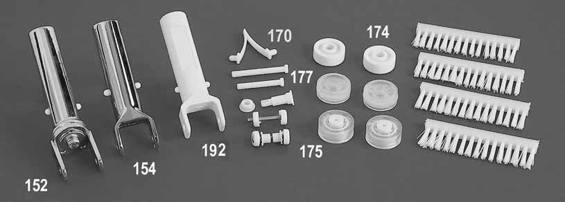 MAINTENANCE AND SAFETY EQUIPMENT PARTS 494 Product Model WHEELS VACUUM HEAD PARTS Pack Qty. Carton Wt. (Lbs.) 174 SOLID MOLDED WHEEL FITS ALL VACUUMS 1-3/8 IN. WHITE WITH 3/8 IN.