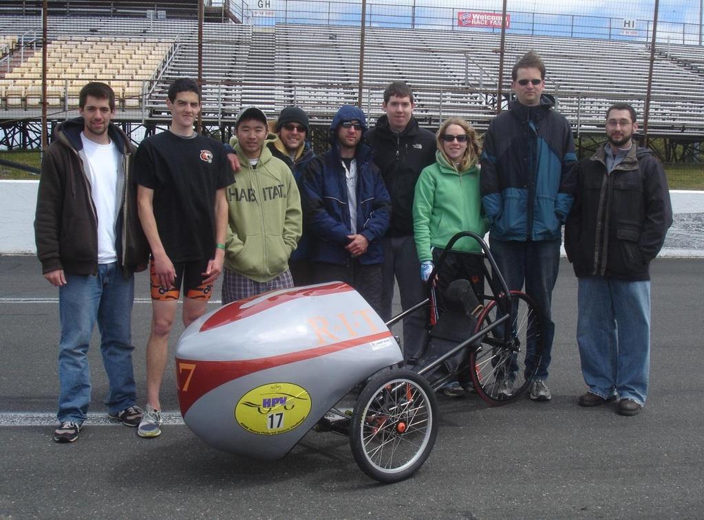 R I T Rochester Institute of Technology Human Powered Vehicle Team 2010-2011 Sponsorship and Information Packet Rochester Institute of Technology