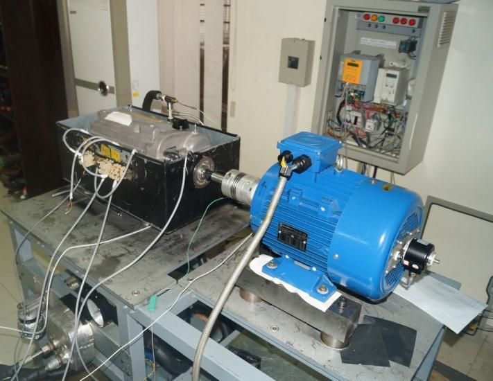Fig. 3 Engine Valve Train Test Rig The basic objective for the research was to investigate the instantaneous friction torque at the cam/roller interface in an end pivoted roller follower valvetrain.