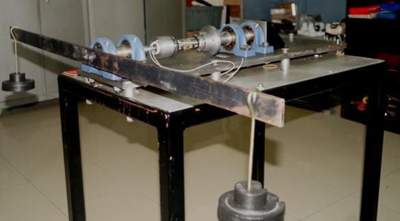 A Michigan Scientific B series slip ring was used on the rotating shaft to connect the torque tube gauge to the data acquisition hardware.