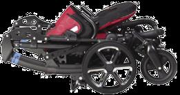 TOM 5 STREETER STROLLER-STYLE WHEELCHAIR This technologically advanced special-needs wheelchair incorporates the ALUX production method for