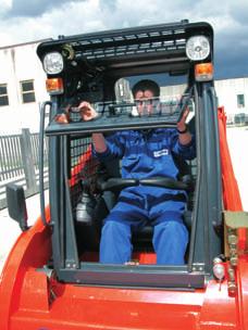 The new generation of Eurocomach skid steers has been studied and