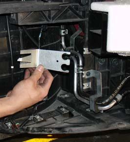 two front air scoops: Using a pair of needle nose pliers,