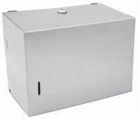 TOWELS & WASTE DISPENSERS 11" (279 mm) 8-1/8" 7-9/16" (206 mm) (192 mm) MODEL 251-15 Constructed of architectural satin finish stainless steel.