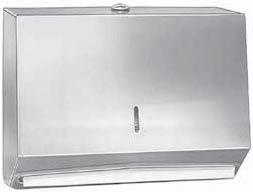 33 White Enamel Finish 6-1/16" (154 mm) 8" (203 mm) 11" (279 mm) MODEL 252 Constructed of architectural satin finish stainless steel. Surfacemounted, paper towel dispenser.