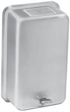 2-1/4" (57 mm) 7-1/8" (181 mm) 6-1/8" (156 mm) MODEL 6583 4-7/8" (124 mm) Powdered soap dispenser of satin finished stainless steel with chrome-plated brass valve.